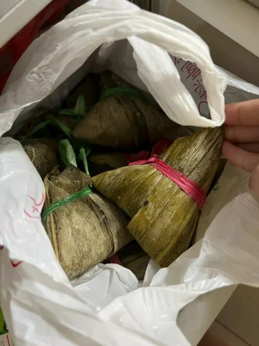 10 Pcs Traditional Nyonya Rice Dumpling 粽子 Bak Zhang (3 Free Sample Packs) photo review