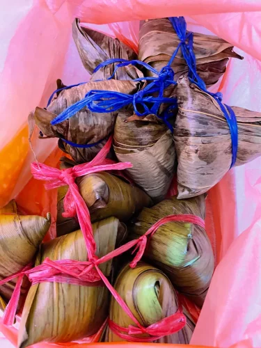 10 Pcs Traditional Nyonya Rice Dumpling 粽子 Bak Zhang (3 Free Sample Packs) photo review