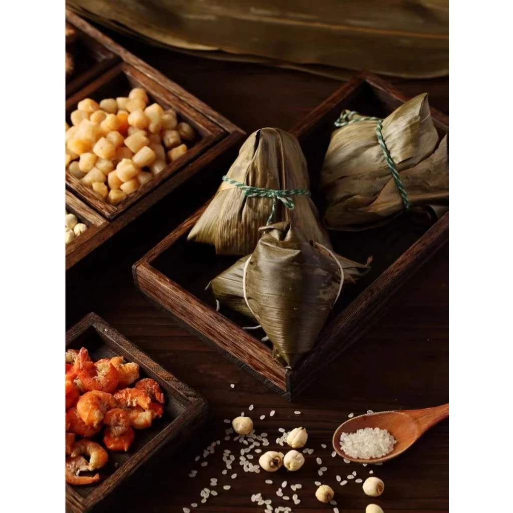 Flavorful Rice Dumplings Classic Salted Egg and Chestnut Rice Dumplings Homemade Rice Dumplings(single pack) - Image 8