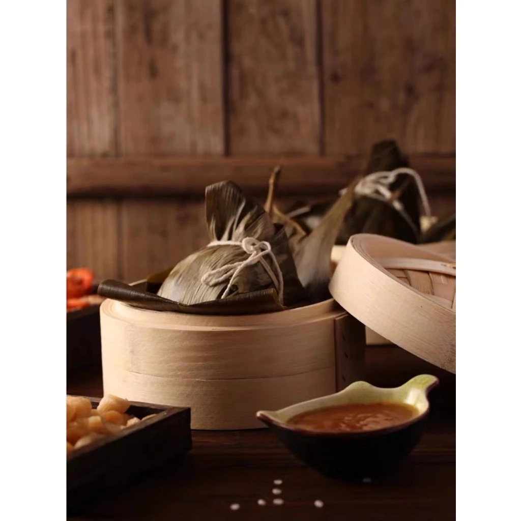 Flavorful Rice Dumplings Classic Salted Egg and Chestnut Rice Dumplings Homemade Rice Dumplings(single pack) - Image 7