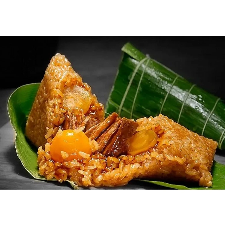 Flavorful Rice Dumplings Classic Salted Egg and Chestnut Rice Dumplings Homemade Rice Dumplings(single pack) - Image 3